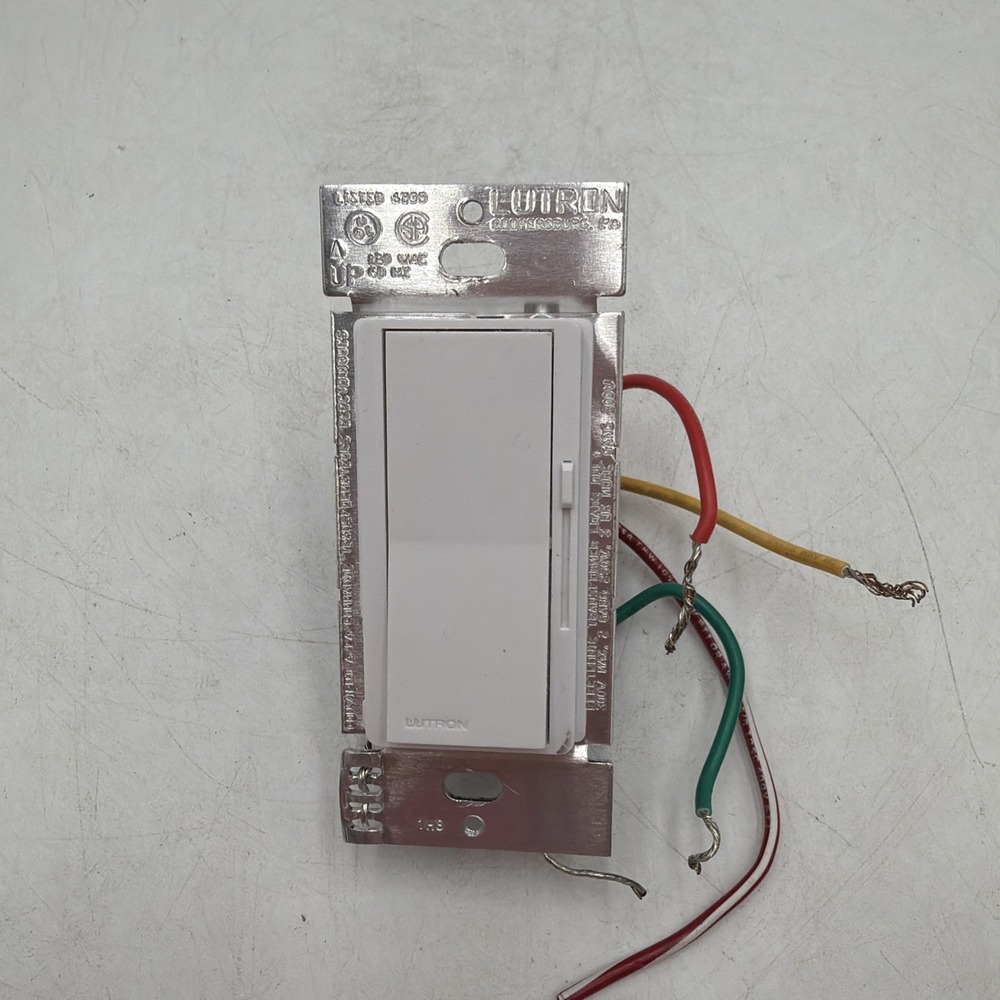 Lutron DVELV-303P-WH 300-Watt Diva Electronic Low Voltage 3-Way Dimmer, White